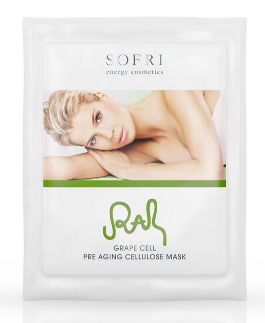 Rah Pre Aging Cellulose Maske – Anti-Aging-Vliesmaske mit Hyaluron & Weinextrakt gegen erste Hautalterung